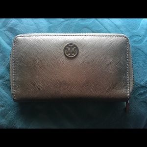 Tory Burch Gold Continental Wallet